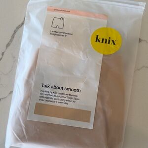 Knix Leakproof Contour Thigh Saver 6” in Soft Beige